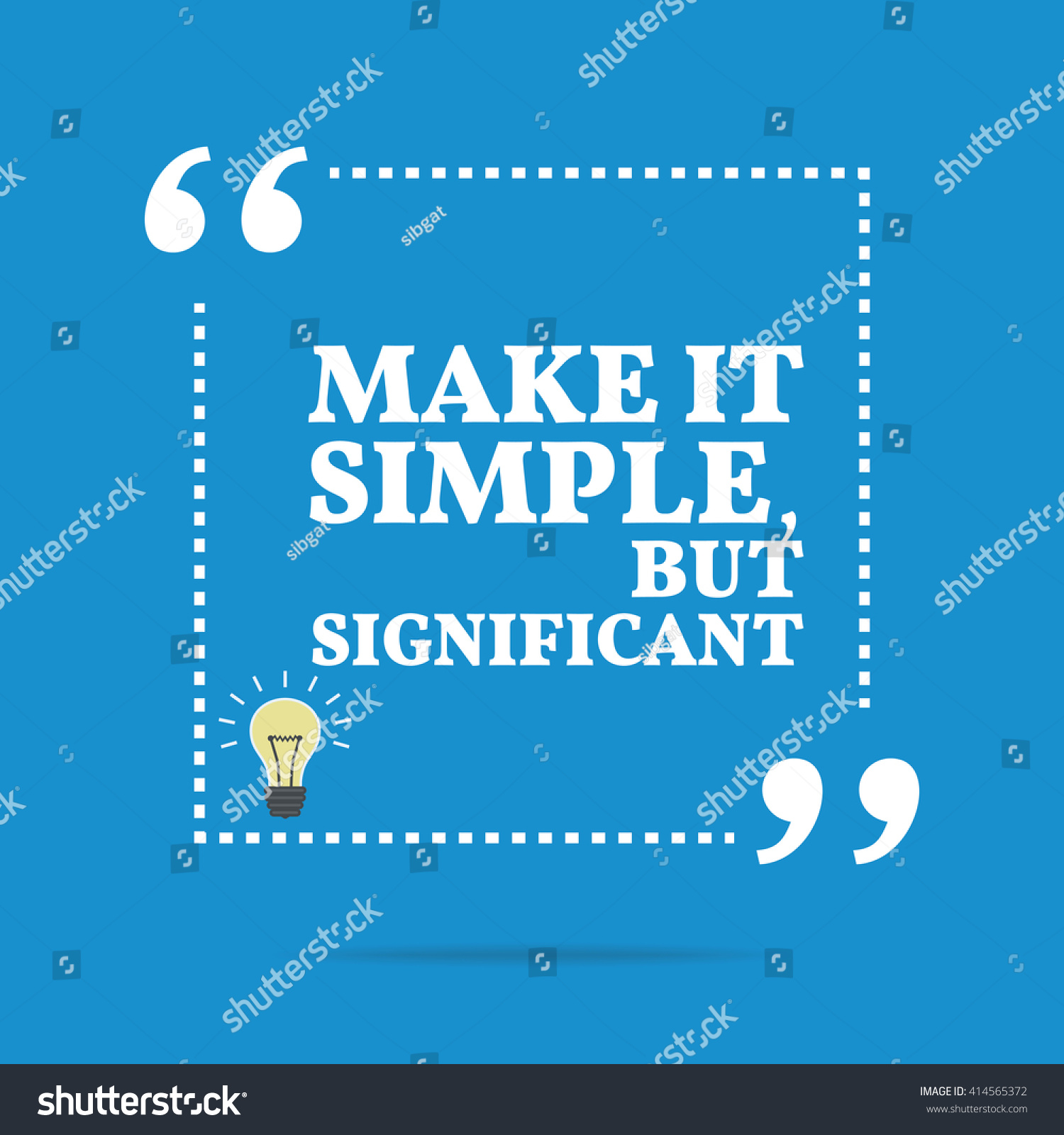 inspirational-motivational-quote-make-simple-significant-stock-vector