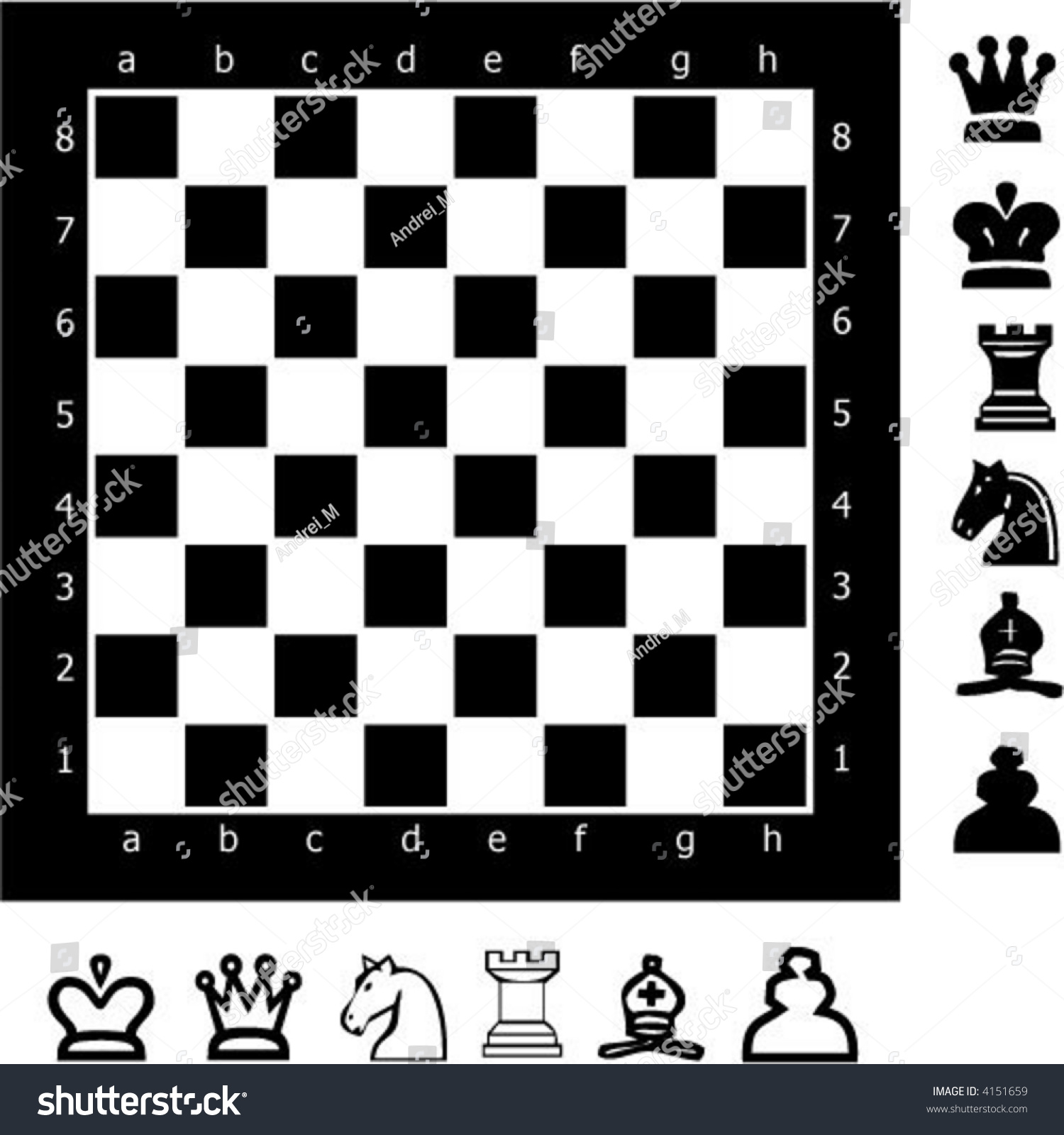 Рисование шахматной доски