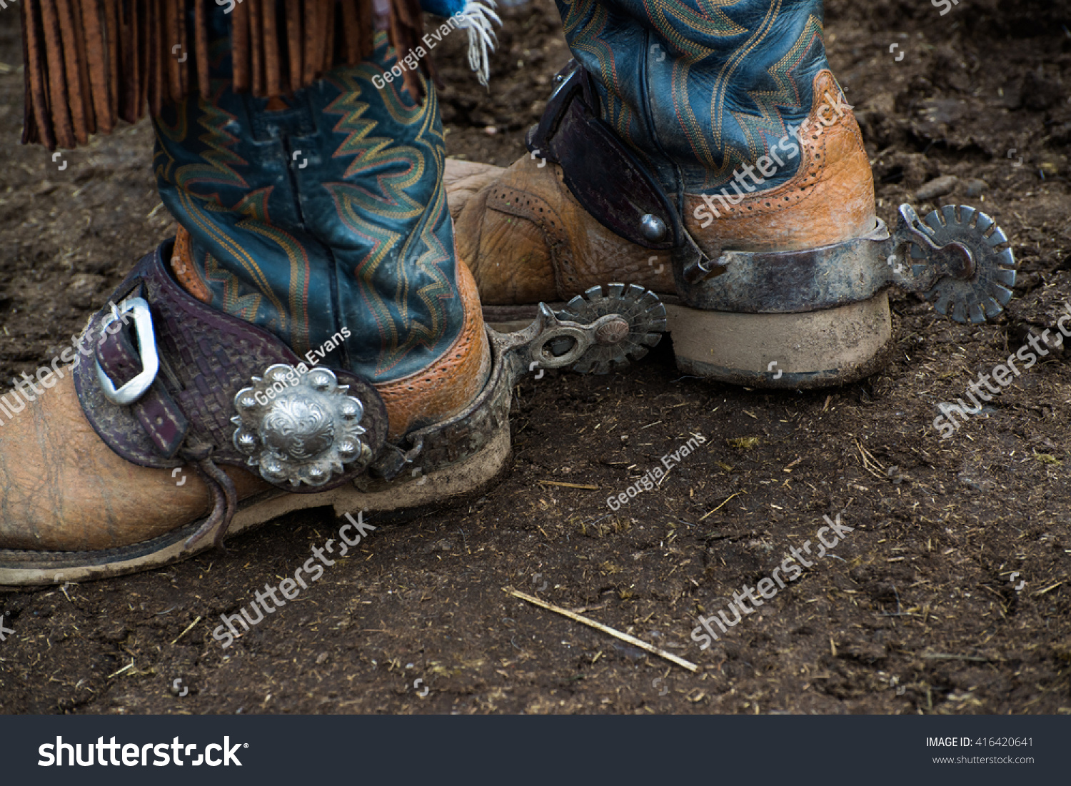 western cowboy boot spurs