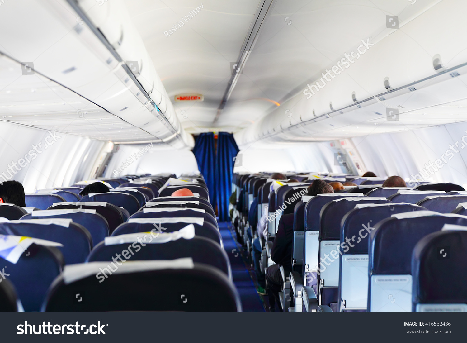 Inside Airplane View Stock Photo 416532436 | Shutterstock