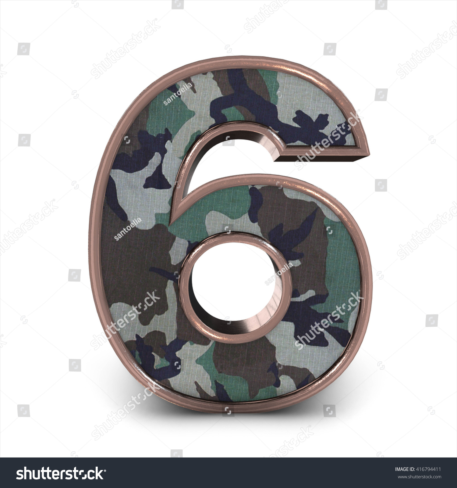 Military Alphabets Letter Numbers 3d Illustration Stock Illustration ...