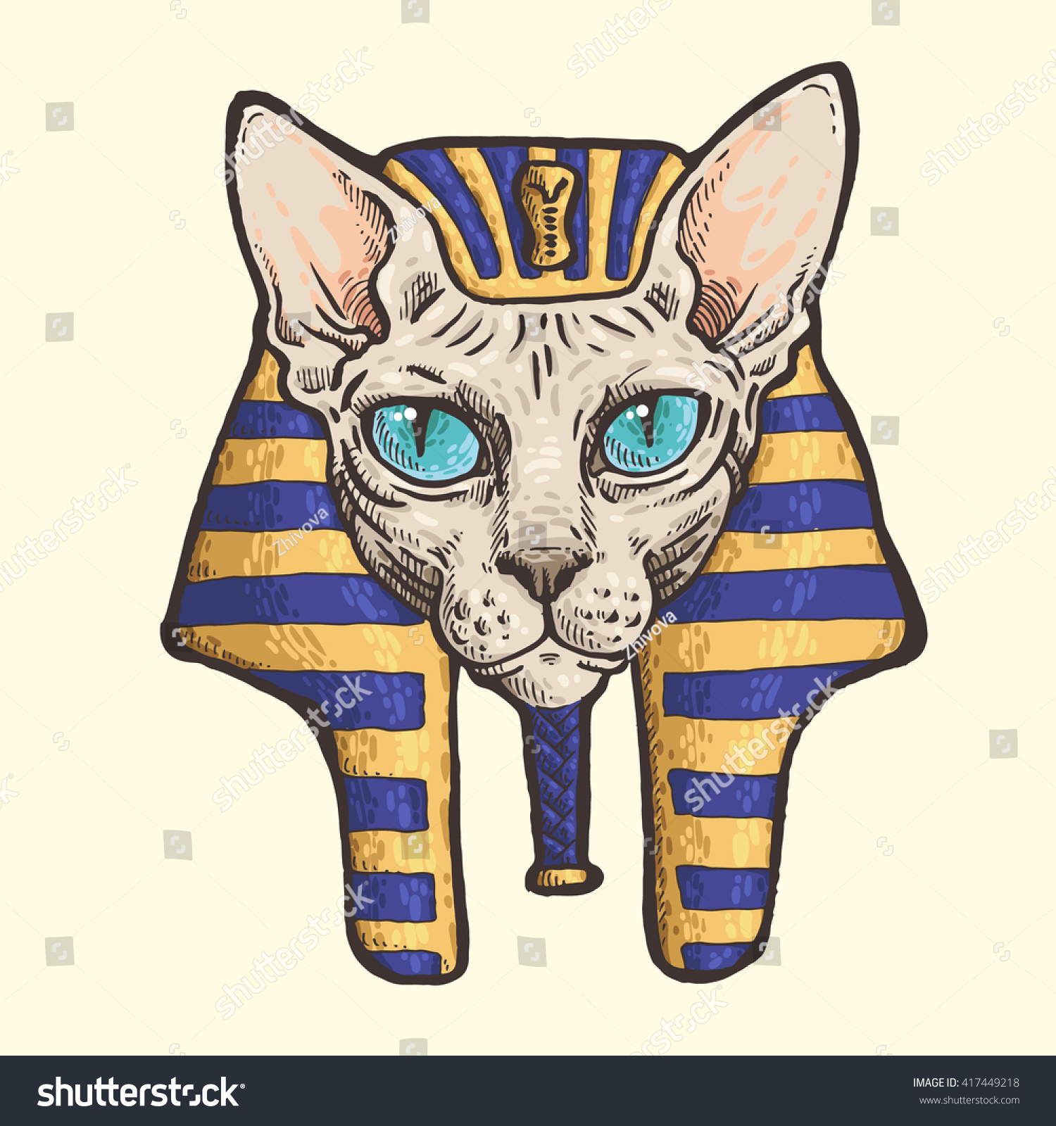 Египетский фараон кошка фараон кошка