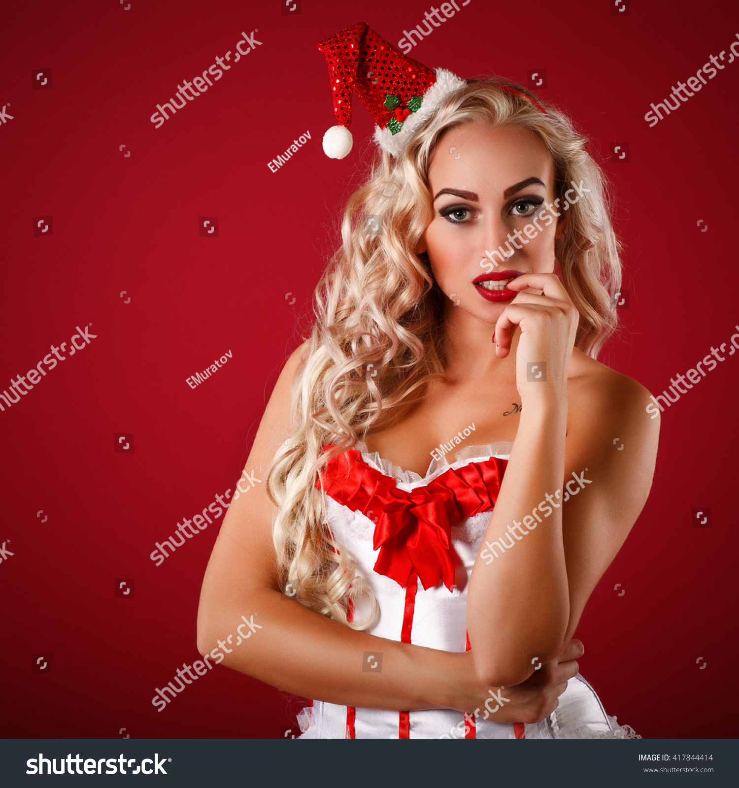 Sexy Santa Helper Stock Photo Shutterstock