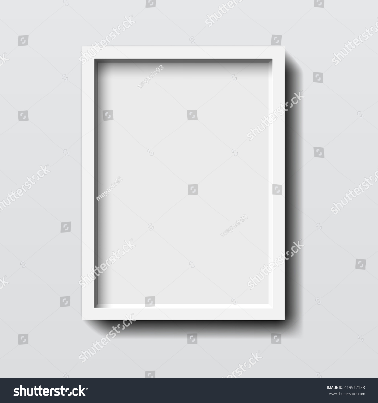 3d Picture Frame Design Perfect Your Stock Vector (Royalty Free ...