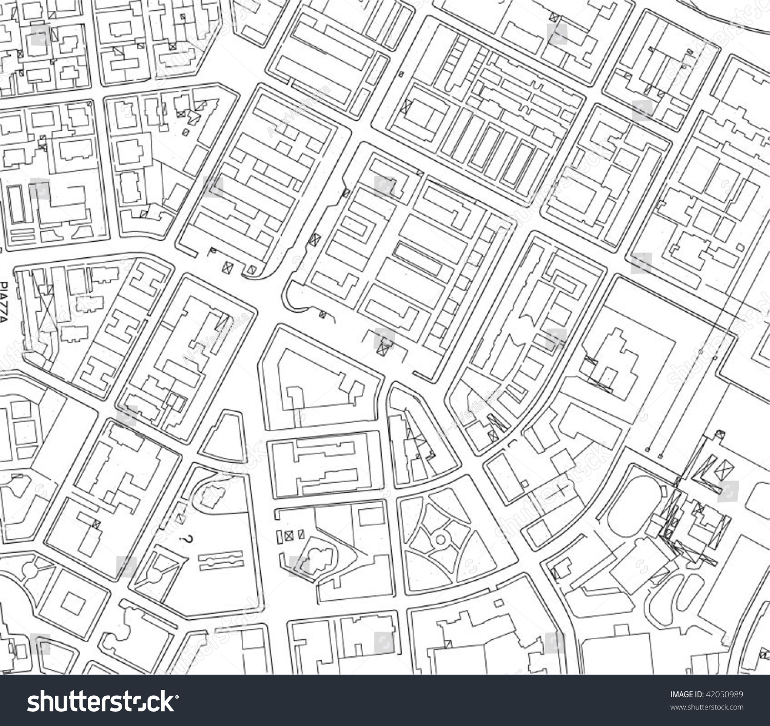 план улицы картинки
