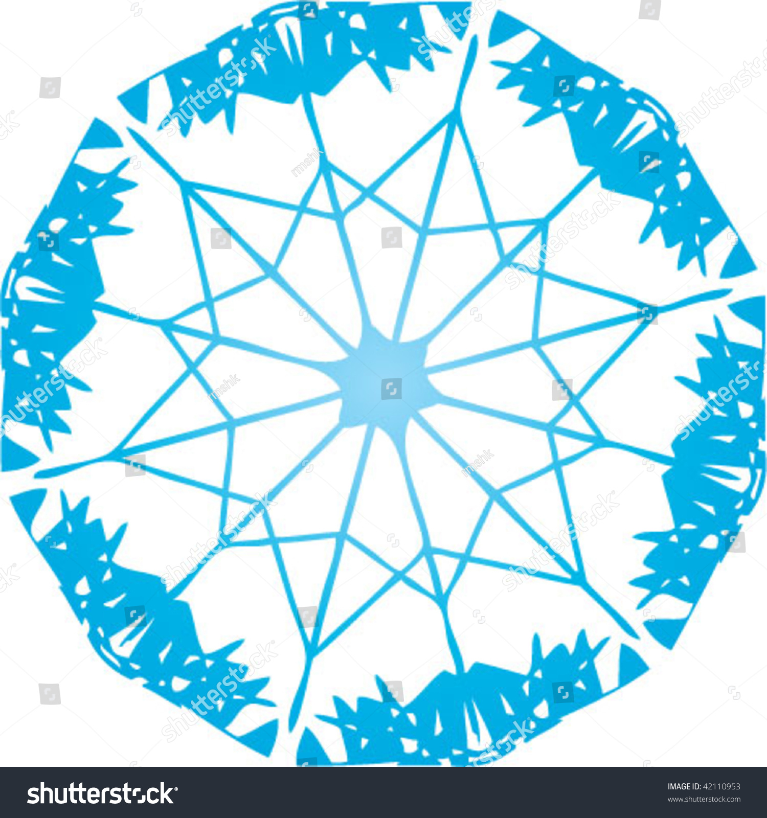 Snowflake Pattern Stock Vector Royalty Free 42110953 Shutterstock 6916