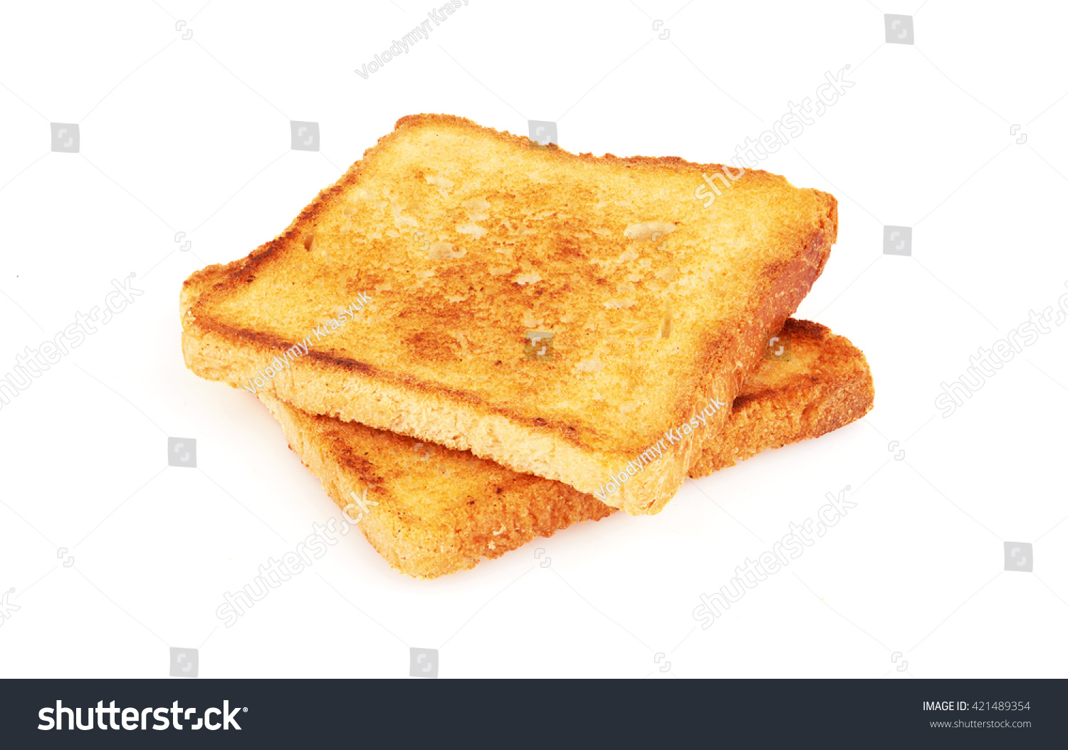 Toast на белом фоне