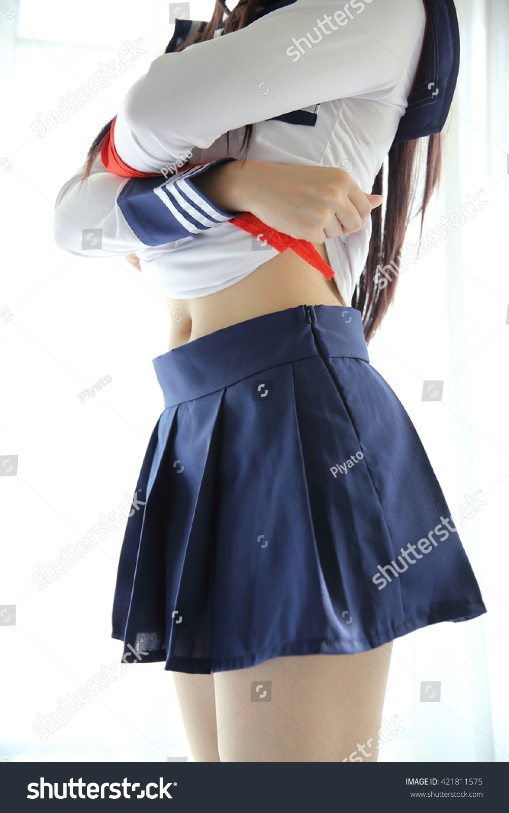 Sexy Asian School Girl
