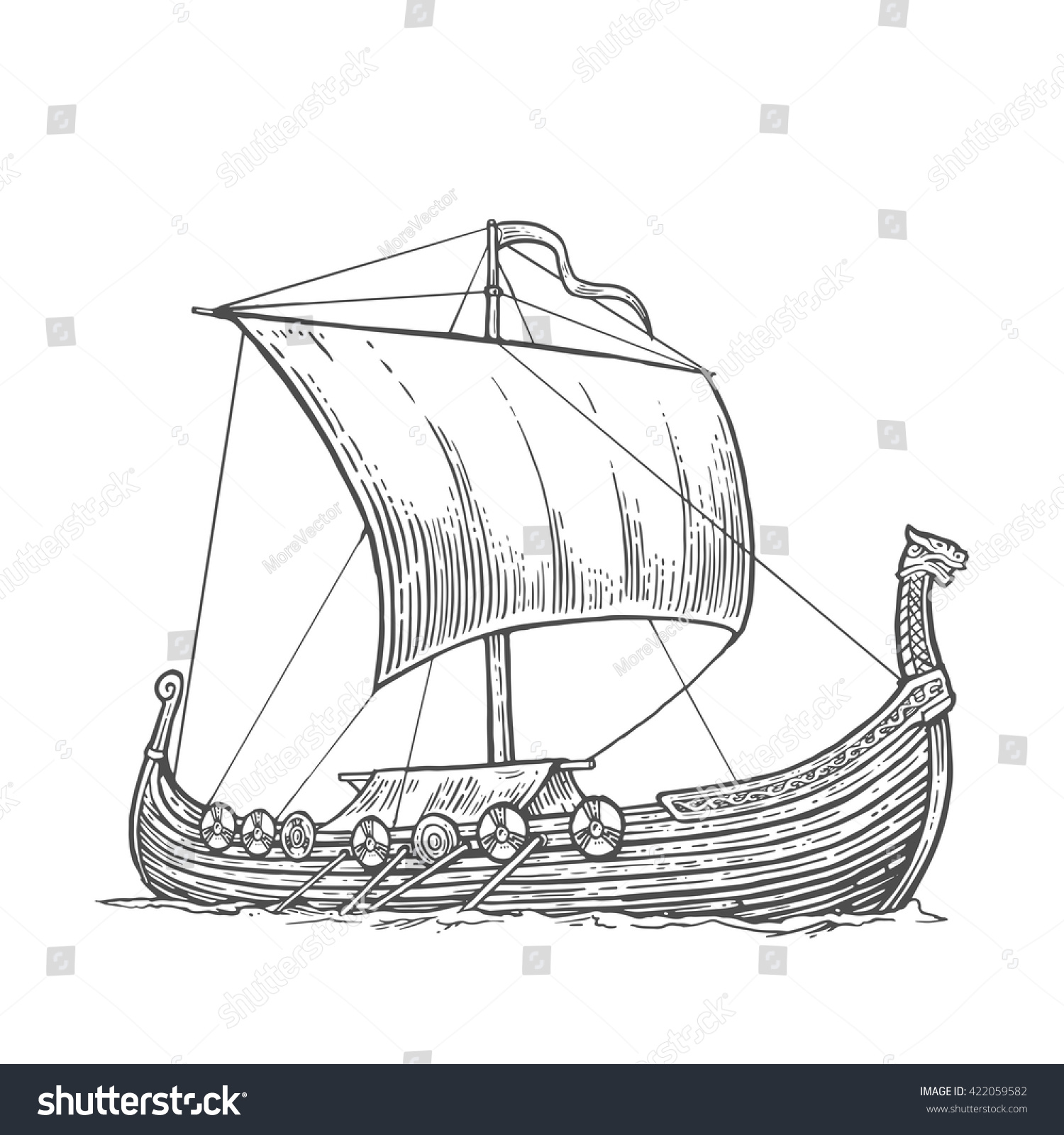 1,301 Viking Ship Drawing Images, Stock Photos & Vectors ...