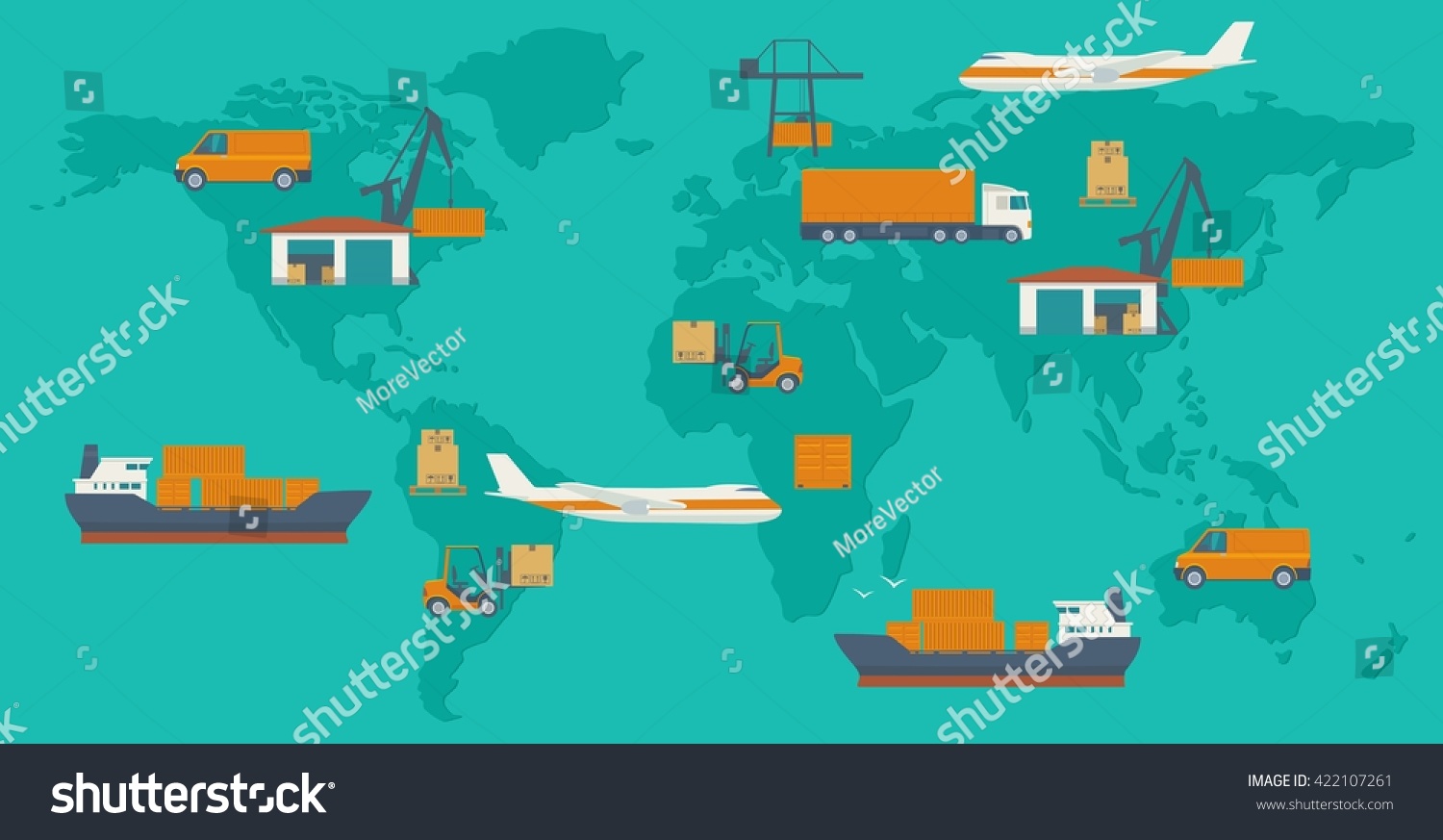 838 World wide shipping Stock Vectors, Images & Vector Art | Shutterstock