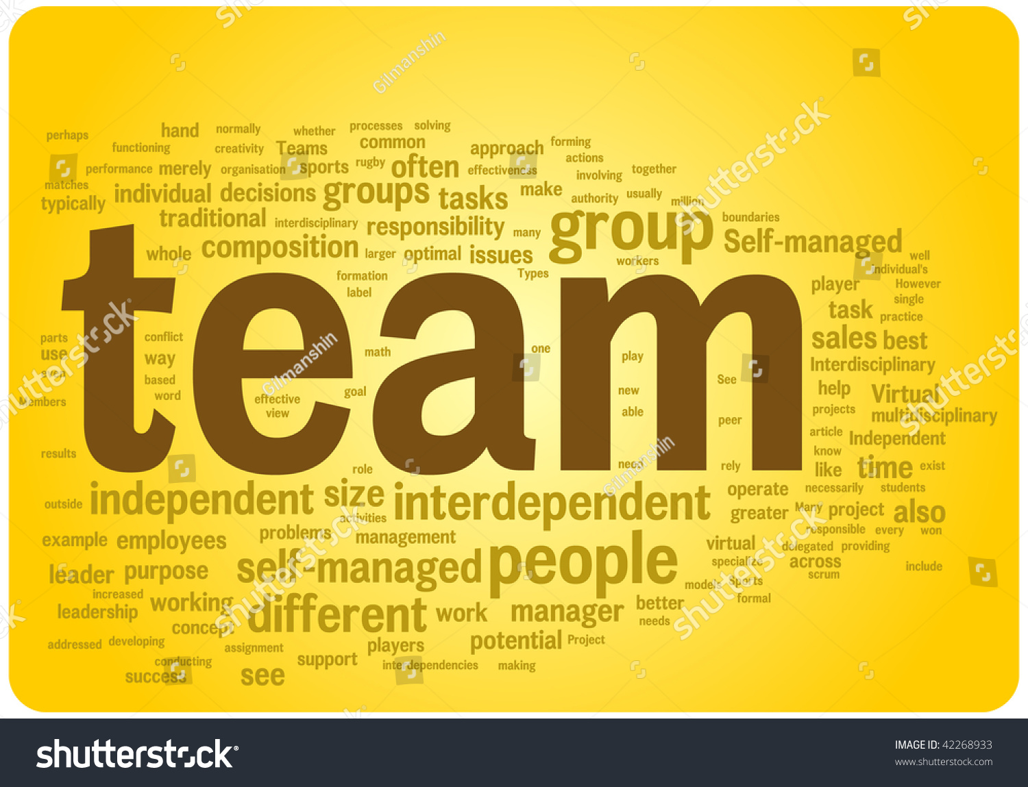 team-word-on-metal-background-part-of-a-series-of-business-words