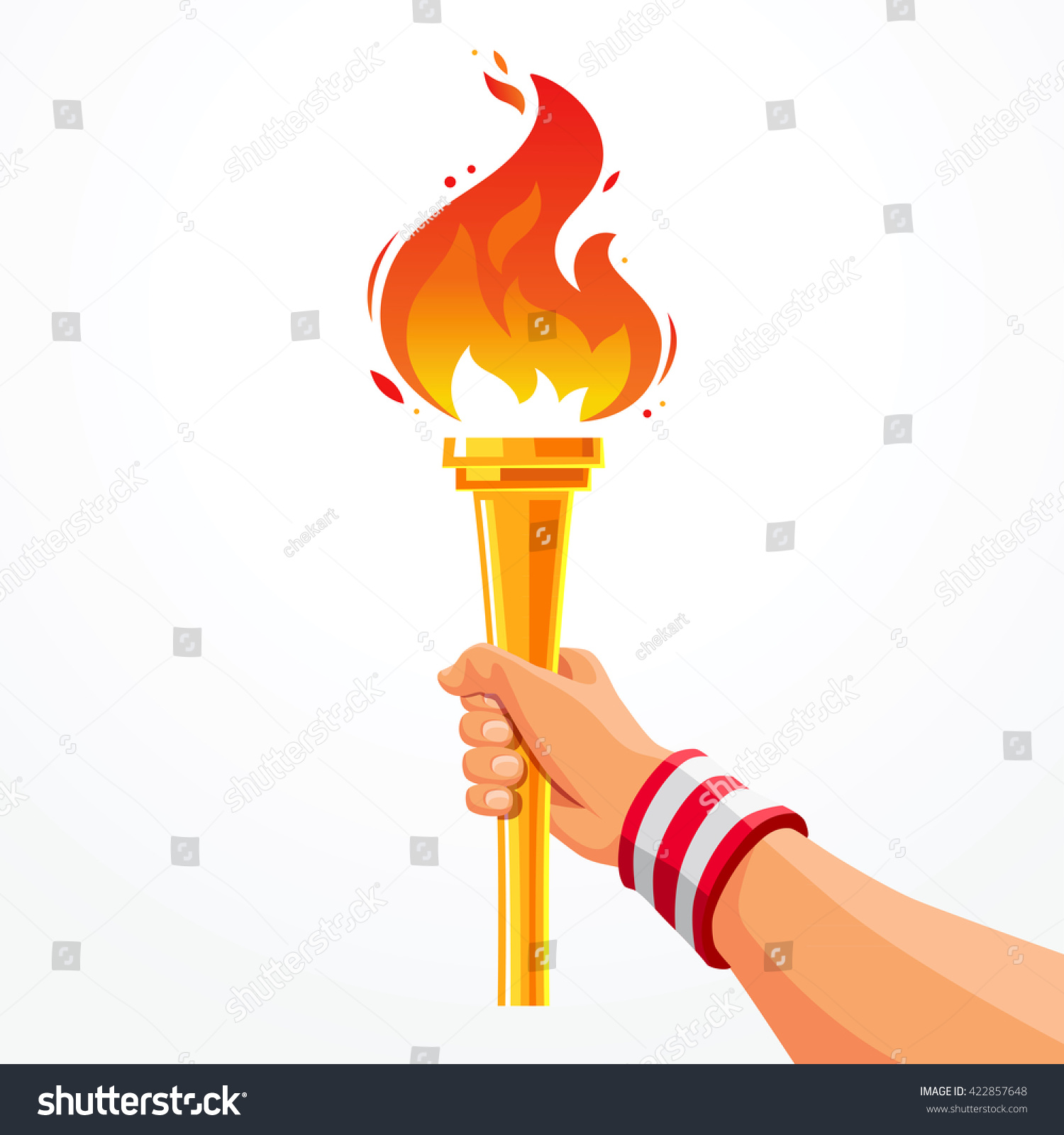 Факел в руке