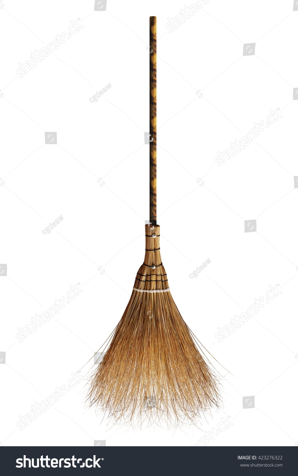 Broom Coconut Palms Grass Recycle Bin Stock Photo 423276322 | Shutterstock