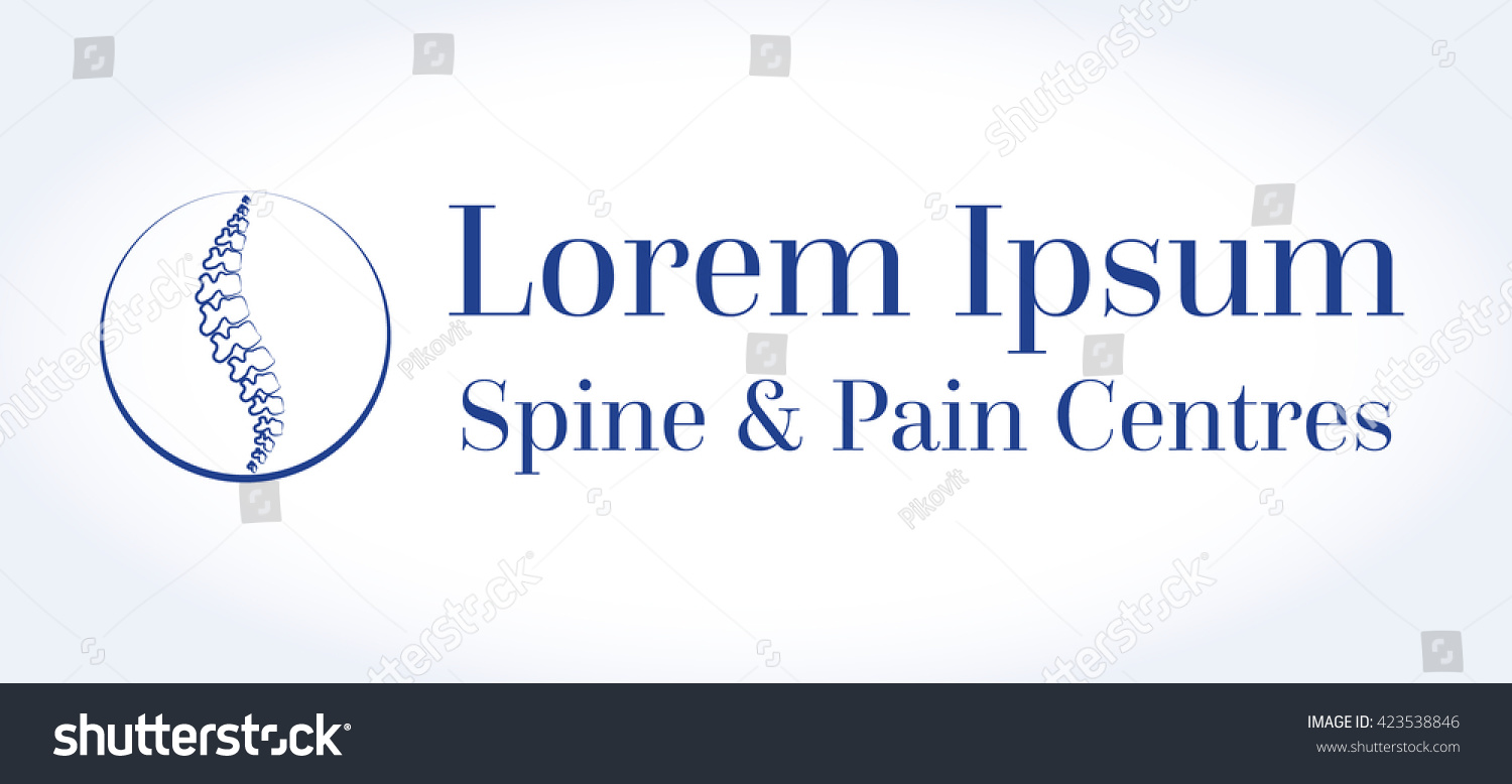 Spinal Surgery Abstract Logo Vector Illustration Stock Vector (Royalty ...