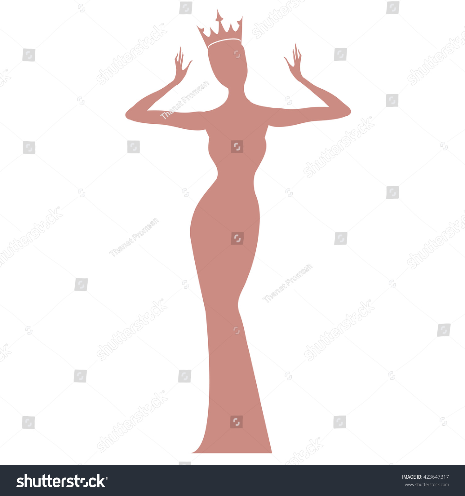 Women Body Shape Vector Stock Vector Royalty Free Shutterstock