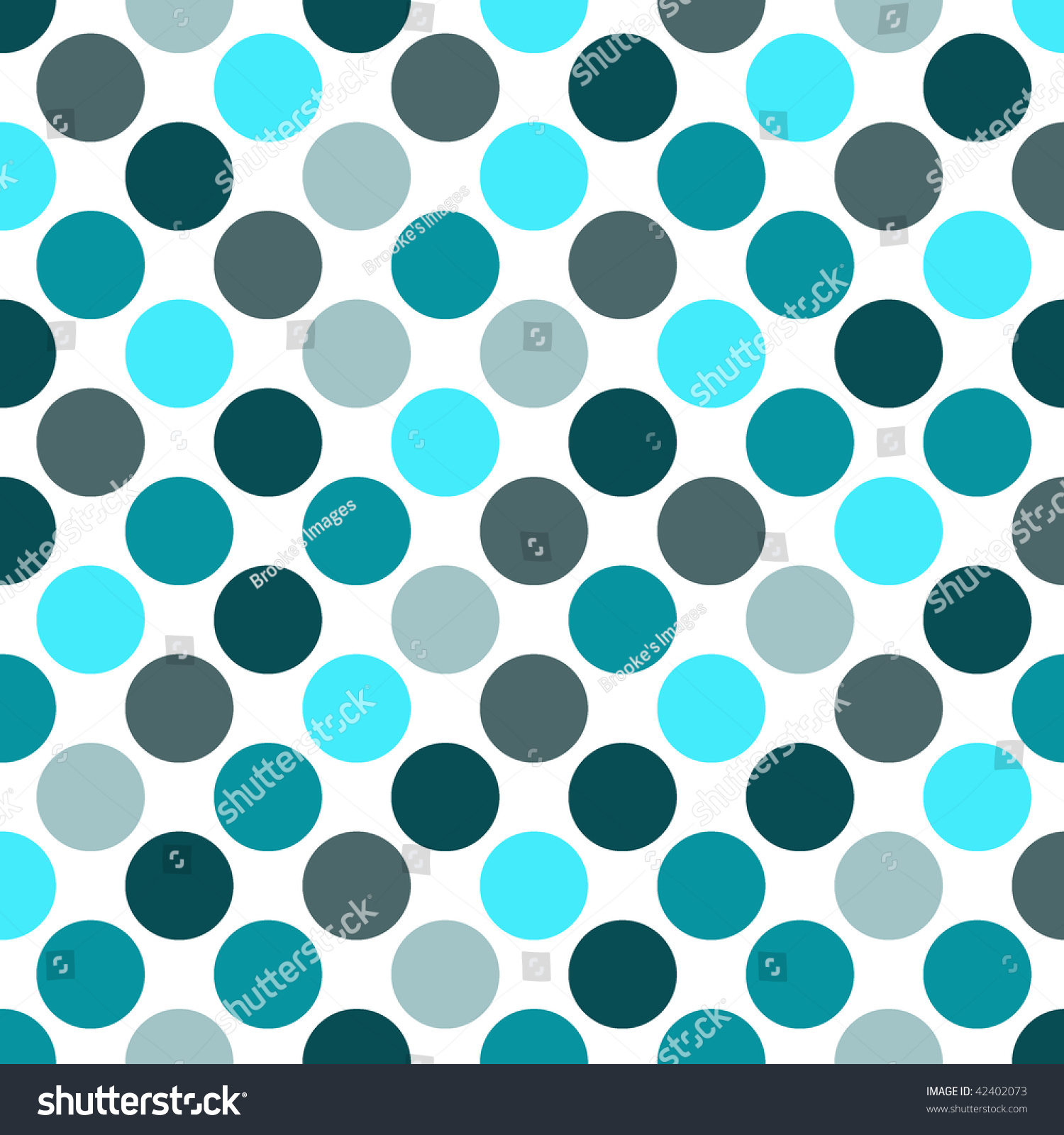 Shades Blue Polka Dot Stock Illustration 42402073 | Shutterstock