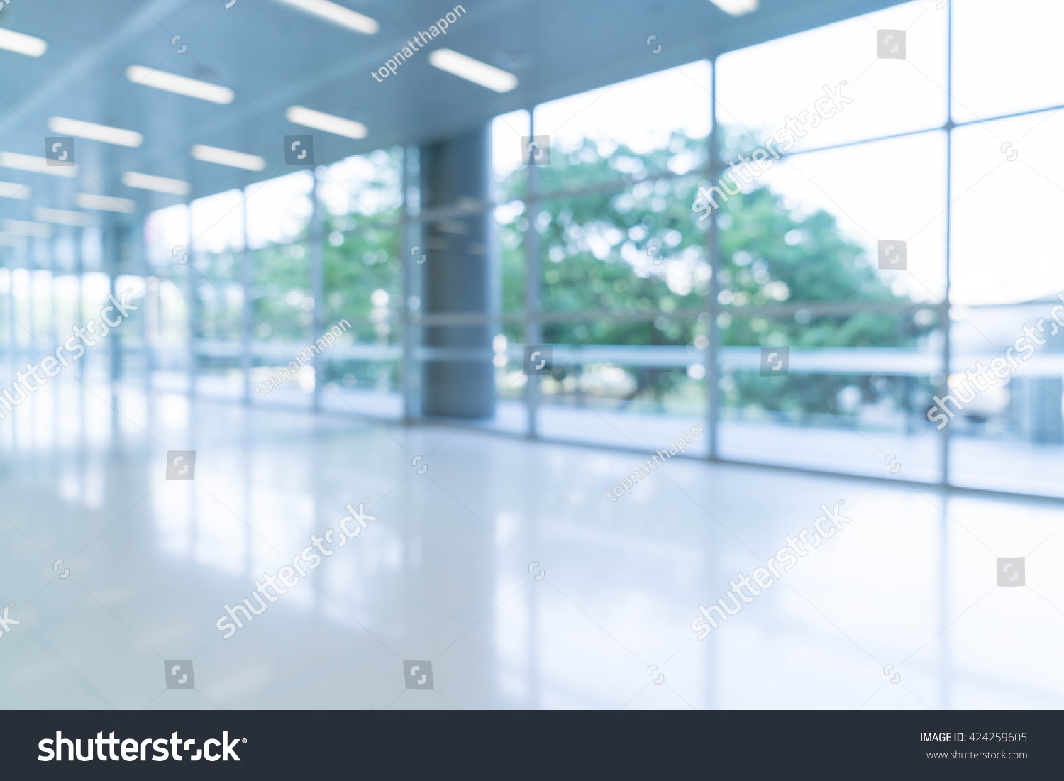 Blurred Abstract Background Interior View Looking Stock Photo 424259605 ...