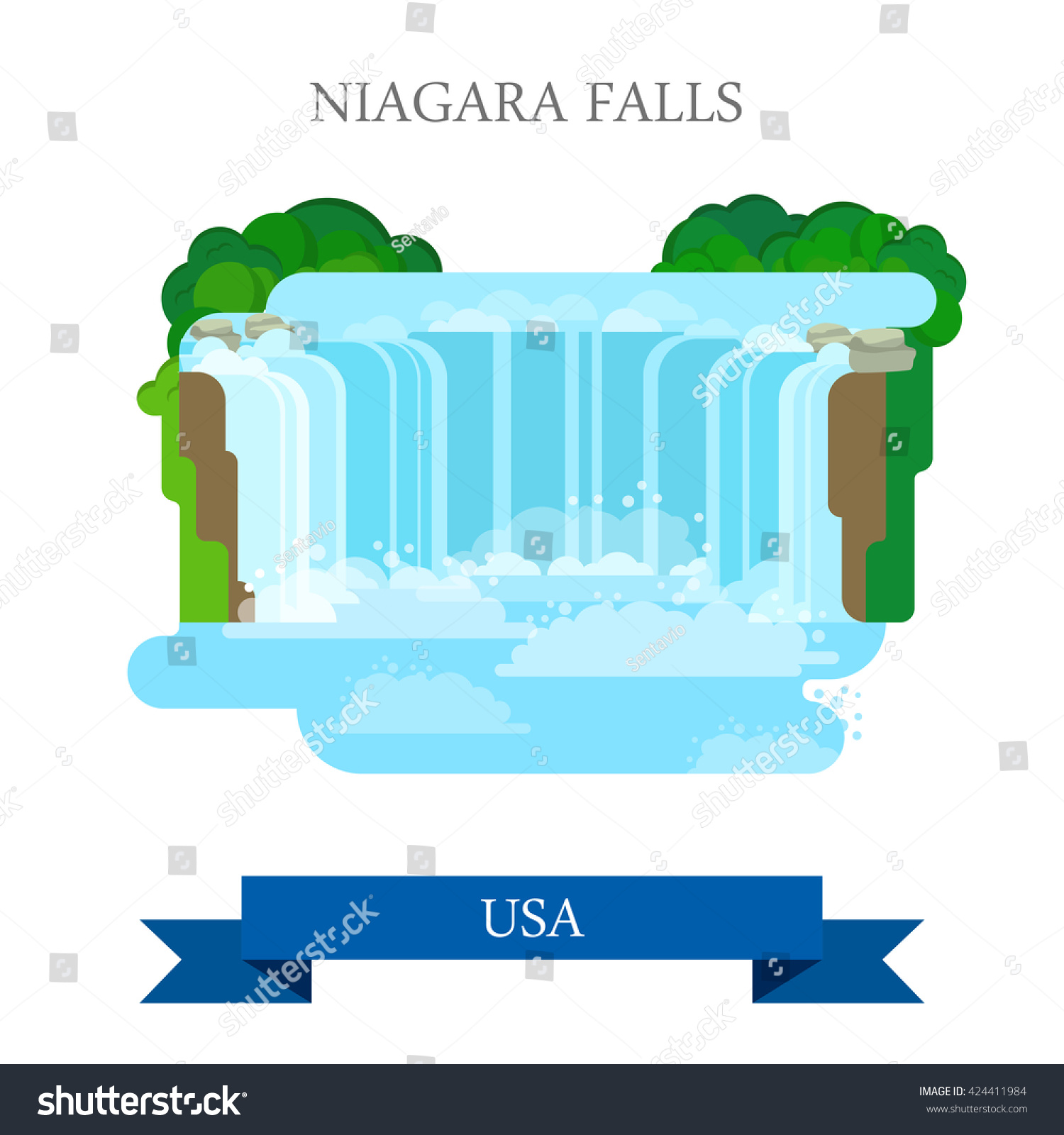 Niagara Falls vector