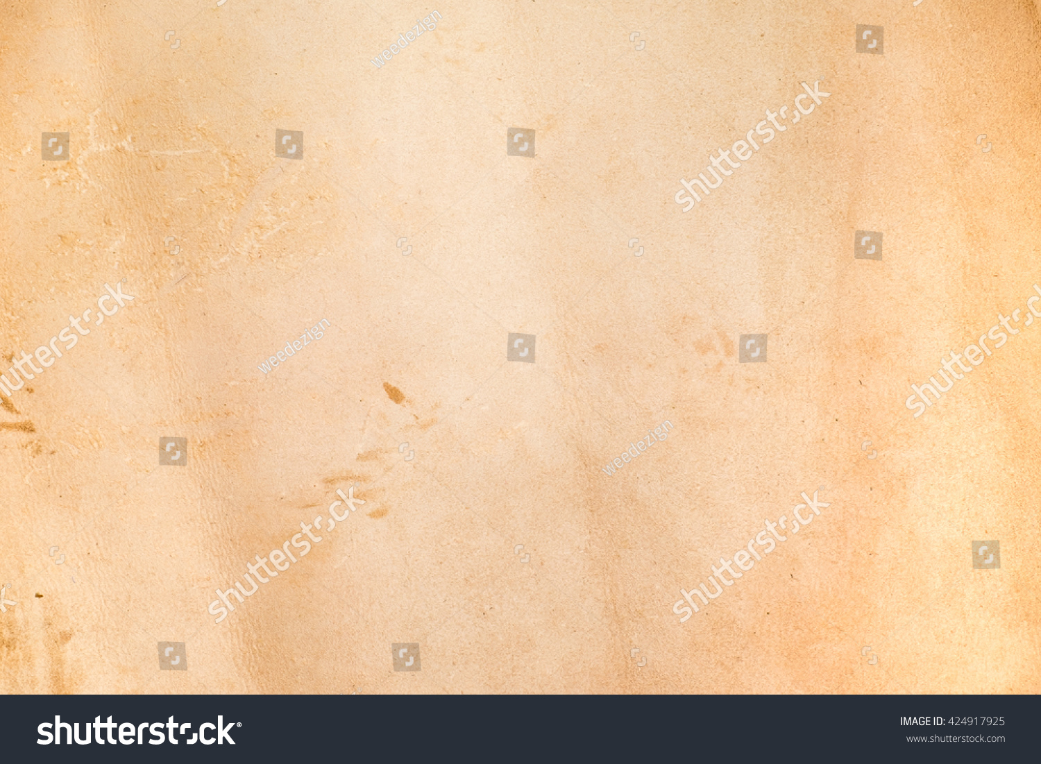 Close Nude Color Crumpled Leather Texture Stock Photo