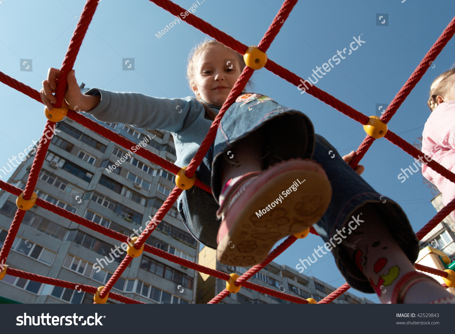 Smiling Little Girl Playground Stock Photo 42529843 | Shutterstock