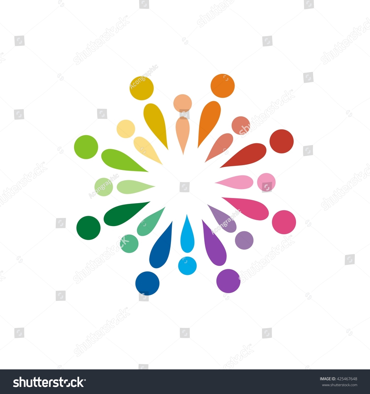 People Teamwork Networking Connecting Business Together Stock Vector ...