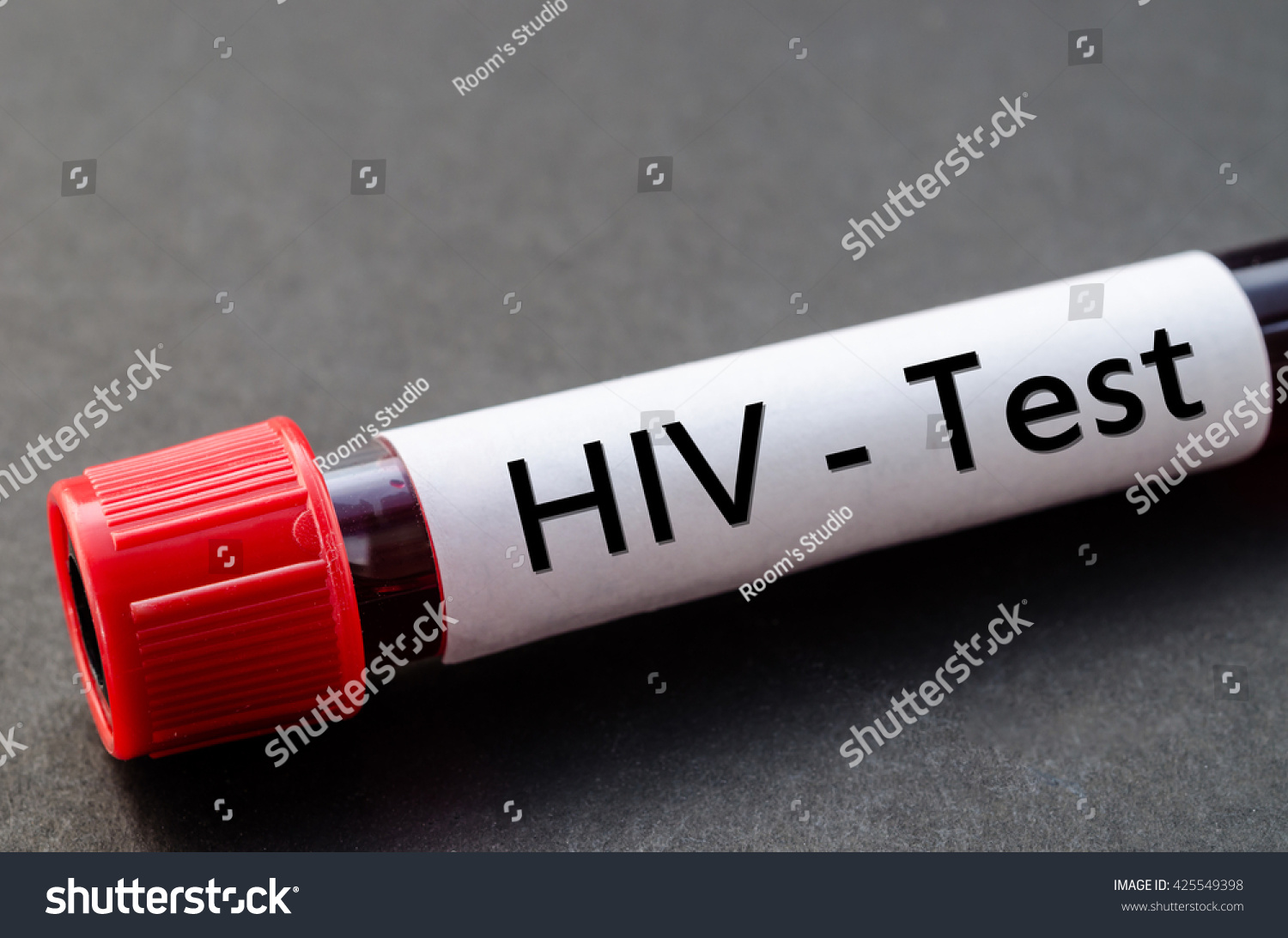 Sample Blood Collection Tube Hiv Test Stock Photo 425549398 Shutterstock