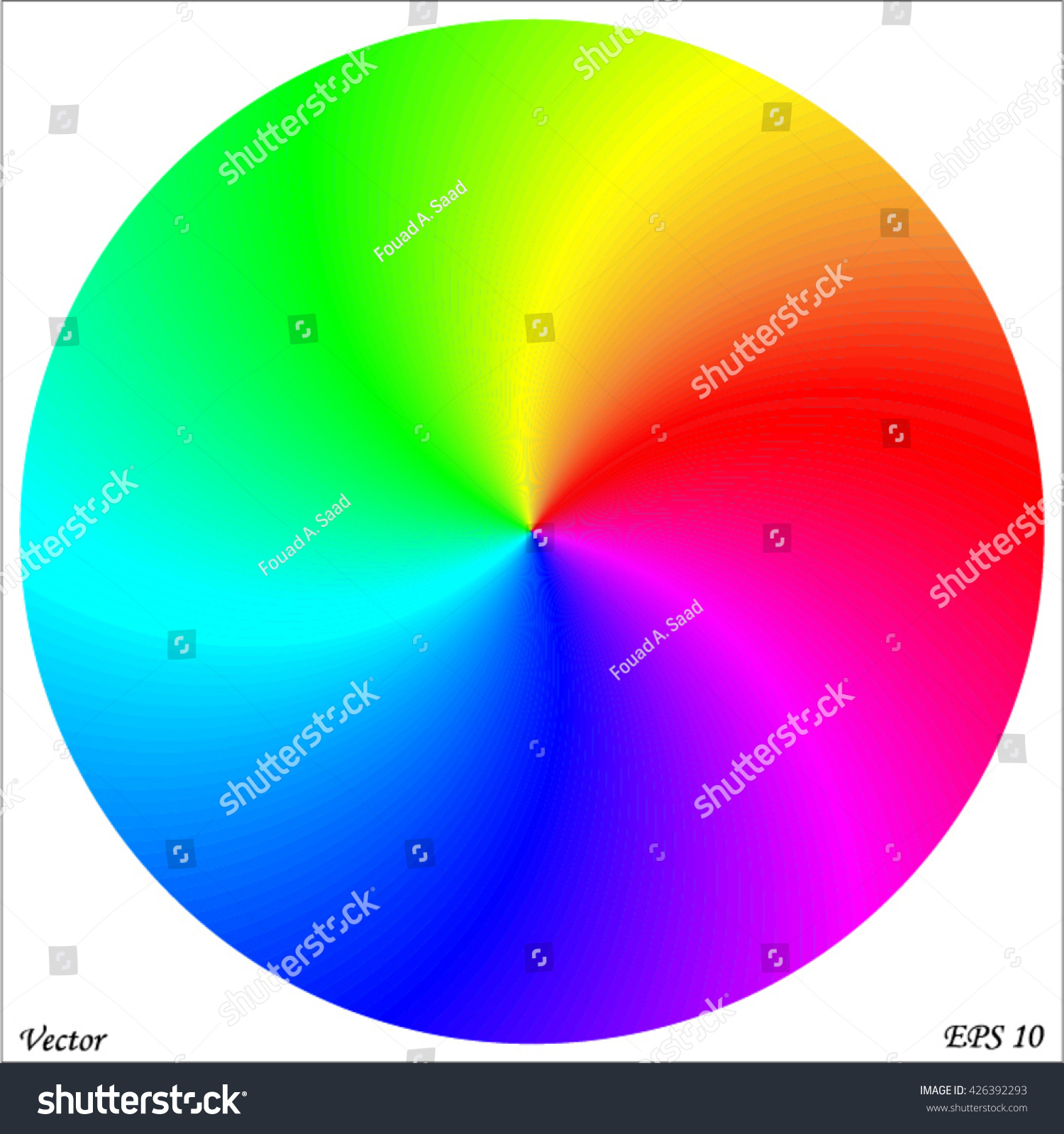 Twisted Color Wheel Stock Vector (Royalty Free) 426392293 | Shutterstock