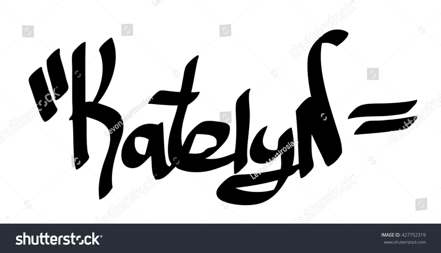 Katelyn Female Name Street Art Design Stock Vector Royalty Free katelyn-female-name-street-art-design-stock-vector-royalty-free