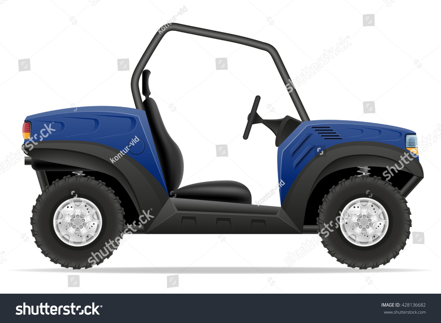 Atv Car Buggy Off Roads Illustration 스톡 일러스트 428136682 | Shutterstock