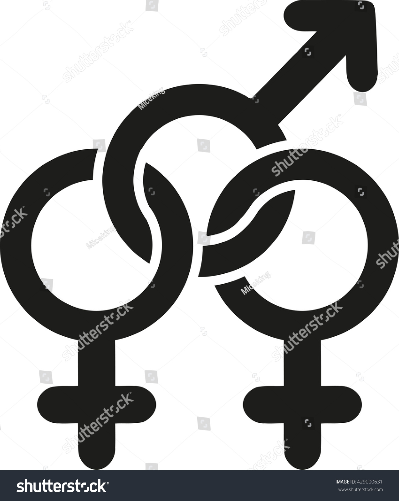 Bisexual Sign: стоковая векторная графика (без лицензионных платежей), 4290...