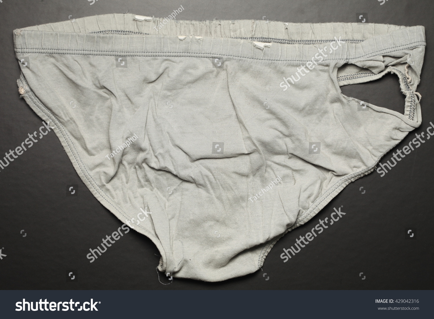 Torn underwear