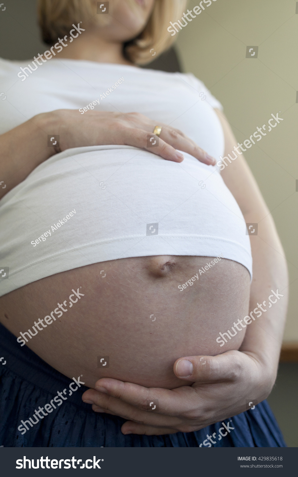 Big Pregnant Belly