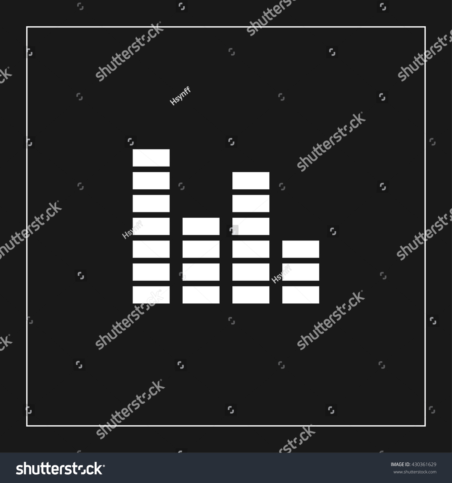 Equalizer Icon Equalizer Vector Illustration Stock Vector (Royalty Free ...