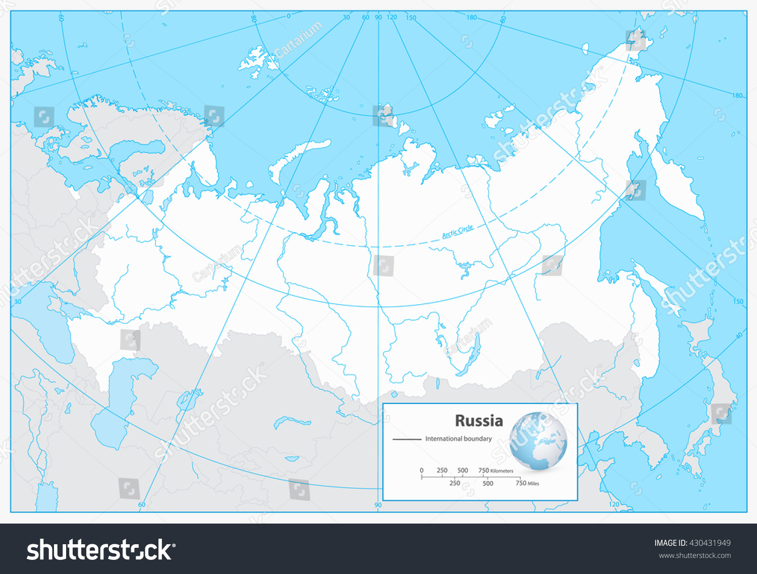 пустая карта россии для заполнения