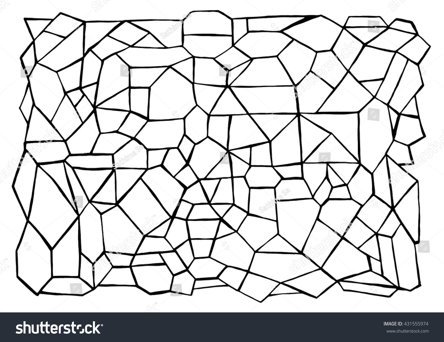 Hand Drawing Random Shapes Stock Vector (Royalty Free) 431555974 ...