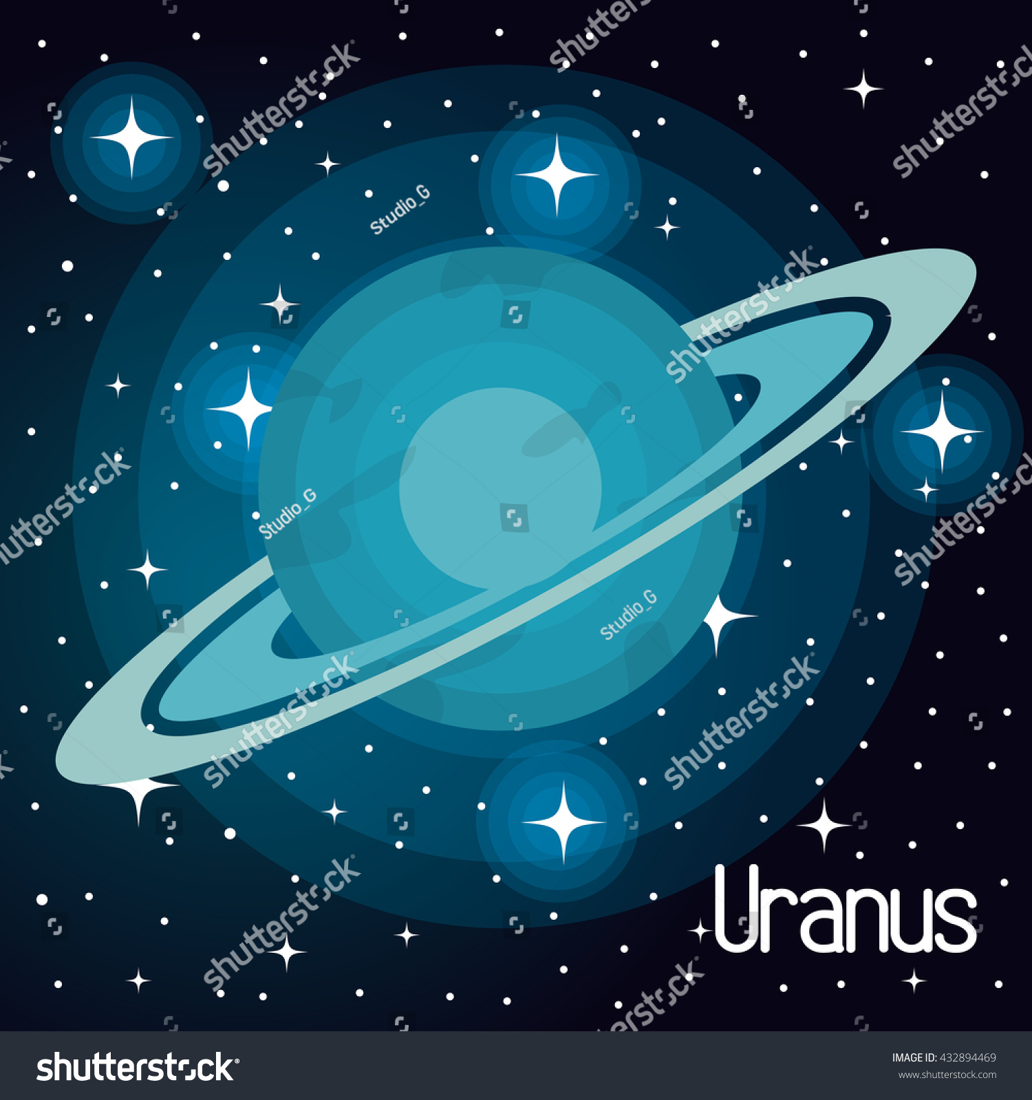 Solar System Design Stock Vector (Royalty Free) 432894469 | Shutterstock