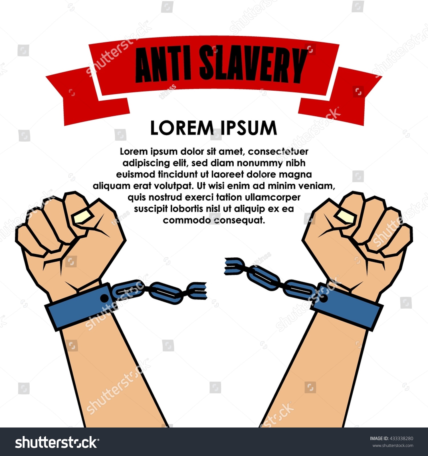 Anti Slavery Campaign Freedom Day Stock Vector Royalty Free 433338280 Shutterstock 7984