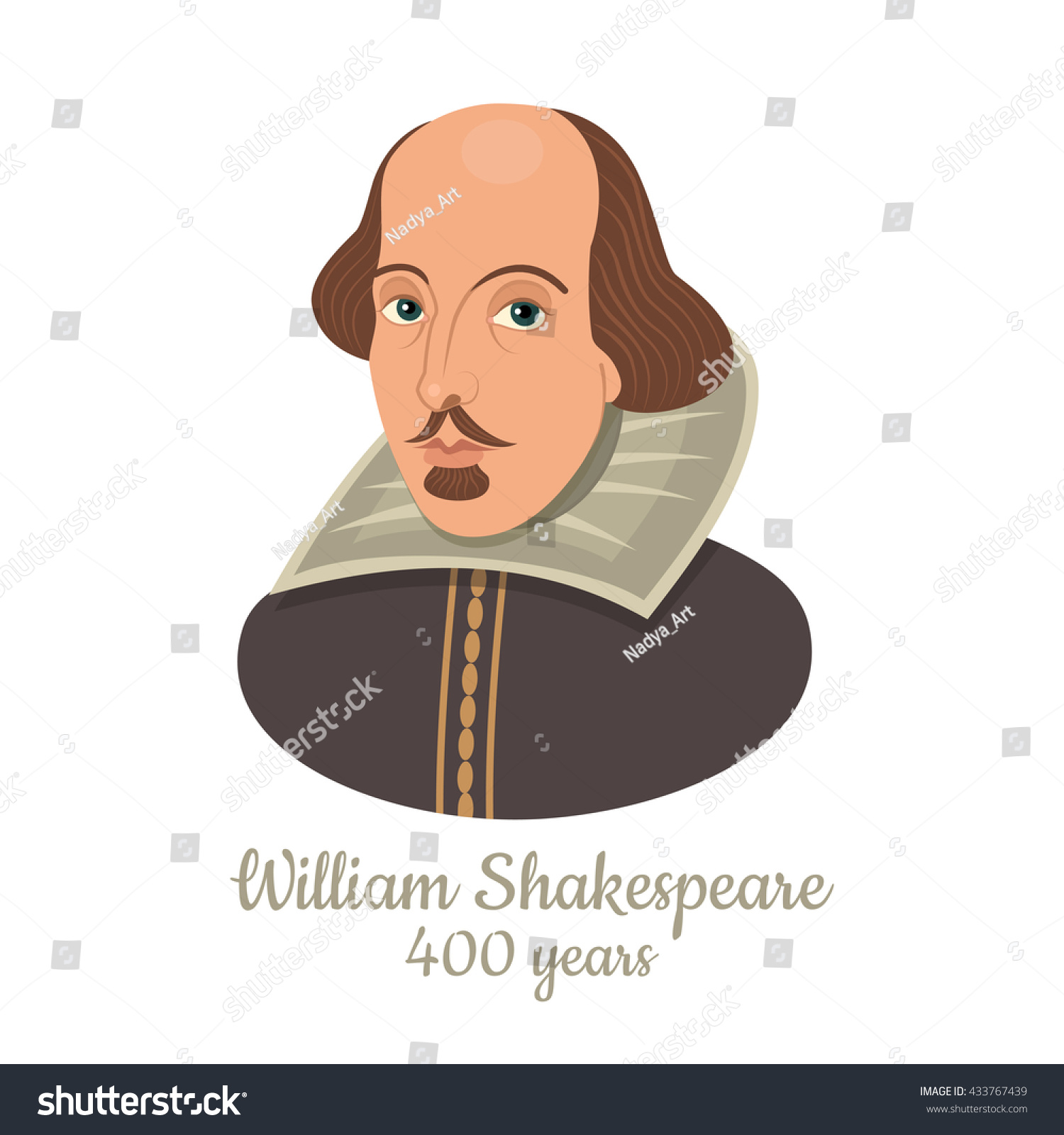 Уильям Шекспир мультяшный