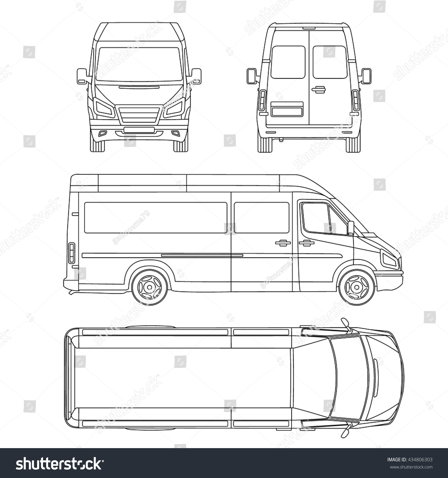 Проекция автобуса. Mercedes-Benz Sprinter 311 чертеж. Sprinter Classic 311 Blueprint. Ford Transit Bus чертёж. Mercedes Benz Sprinter 315 CDI Blueprint.