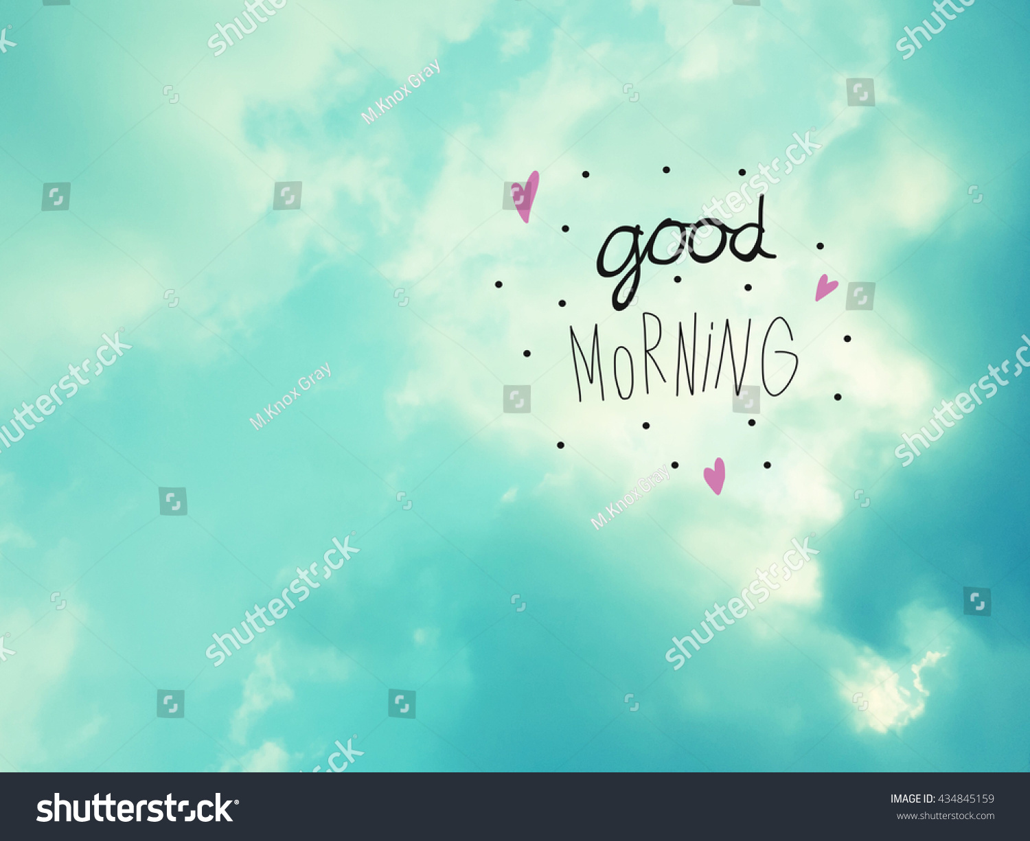 Good Morning Blue Sky Stock Photo 434845159 | Shutterstock