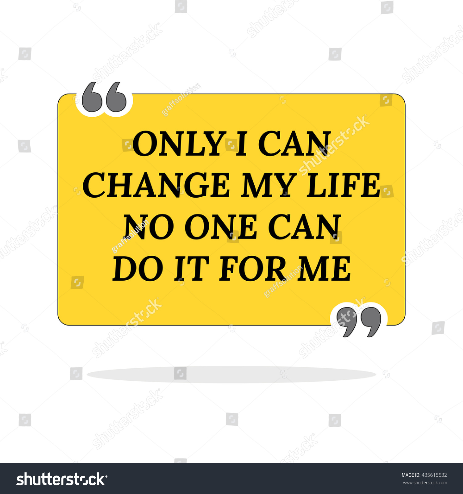 Motivational Quote Isolated Over White Background Stock Vector (Royalty ...