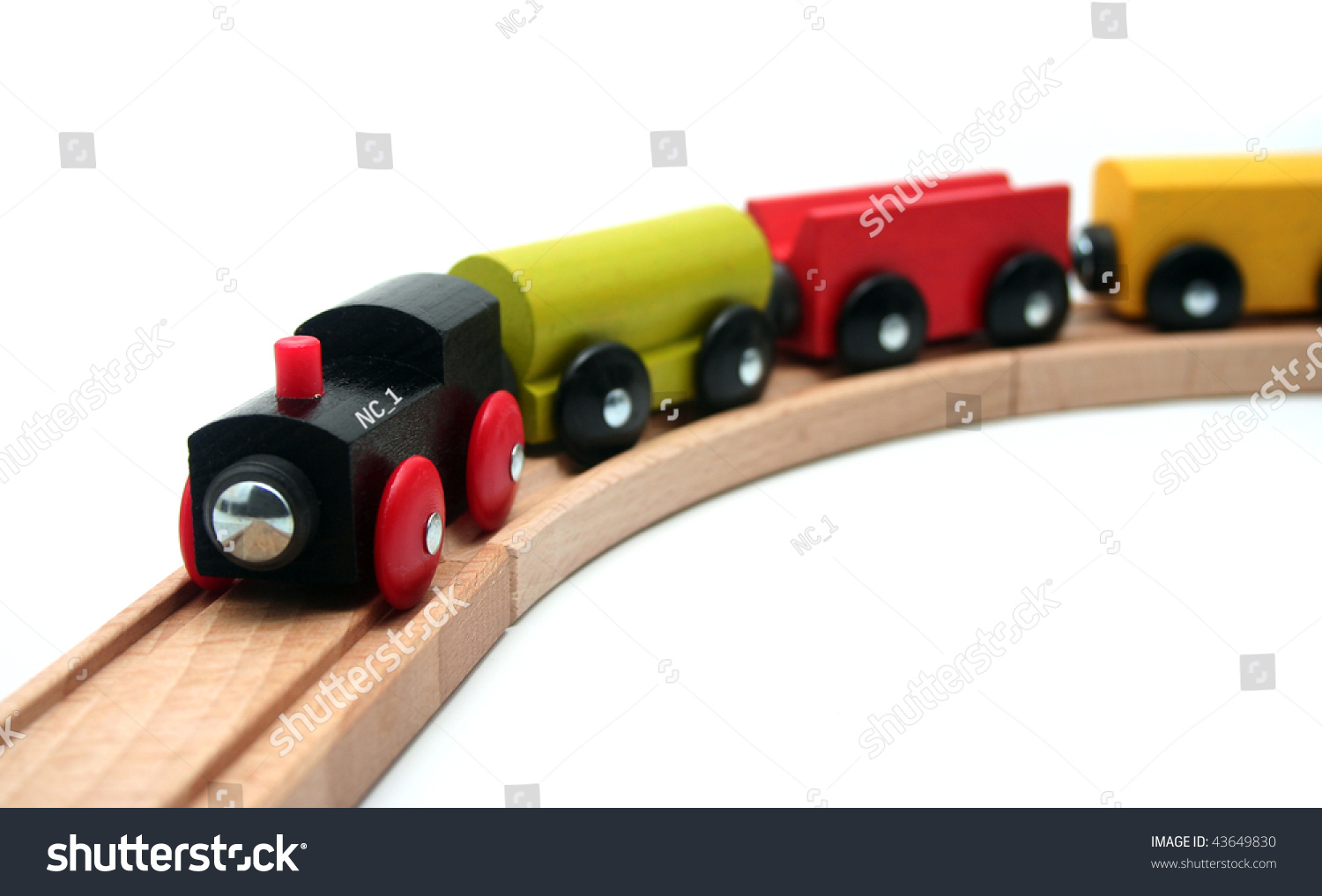 white train set