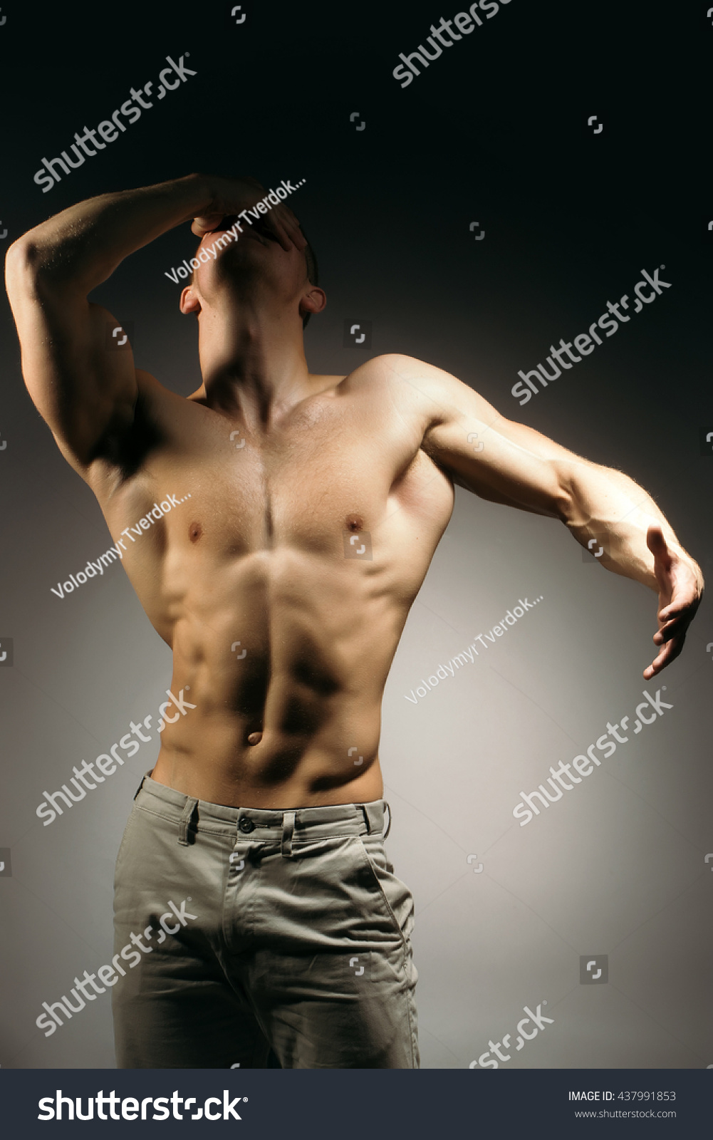 Sexy Muscular Male Torso Athlete Bodybuilder Stock Photo Shutterstock