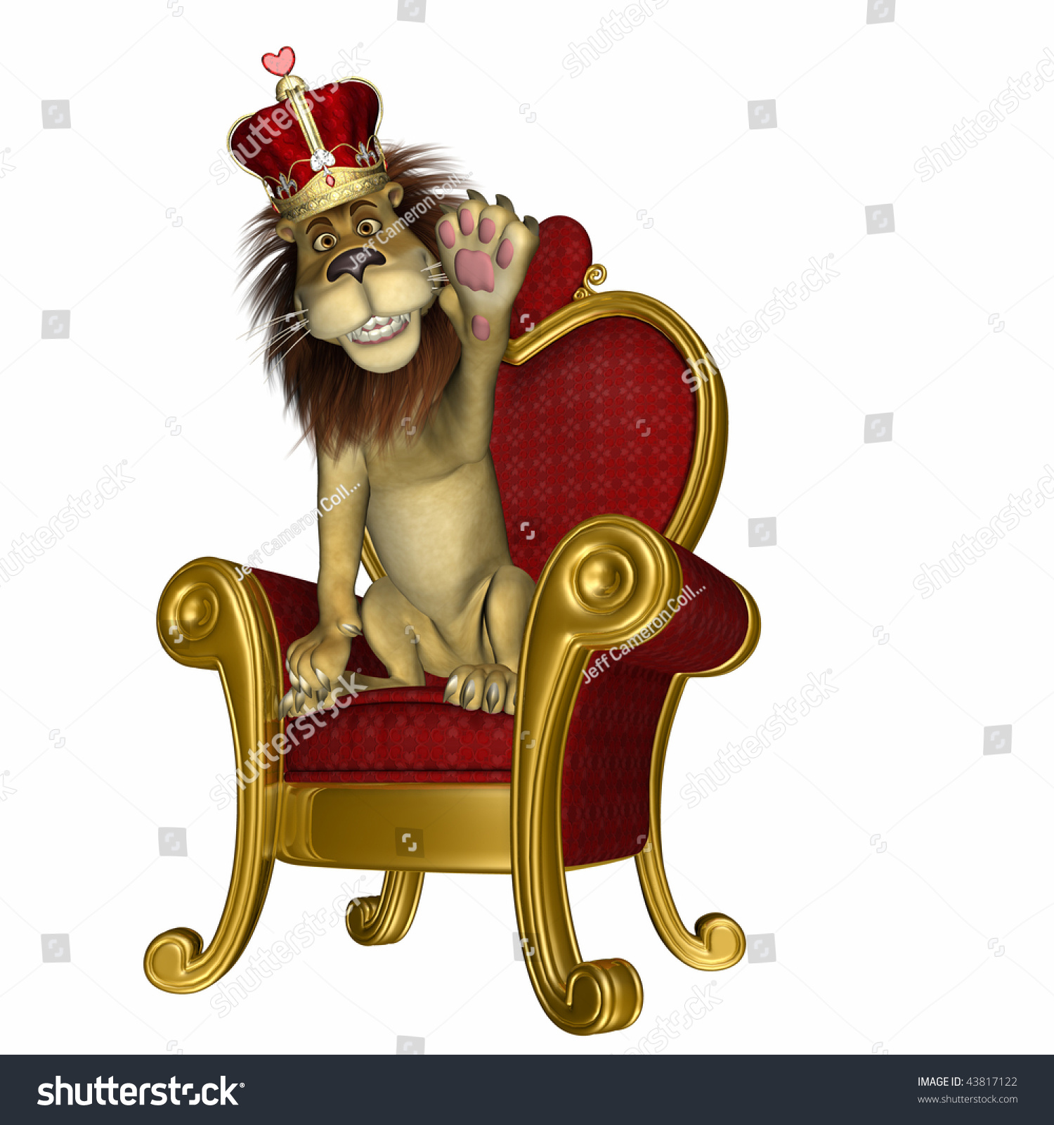 Лев на троне