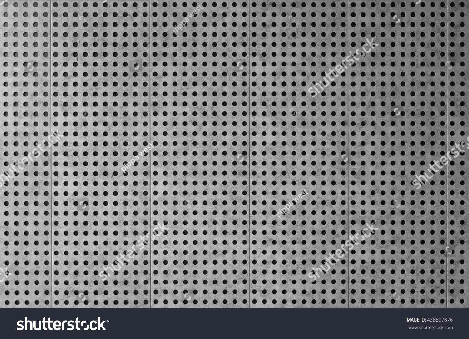 Architectural Perforated Metal Cladding Background Stock Photo ...