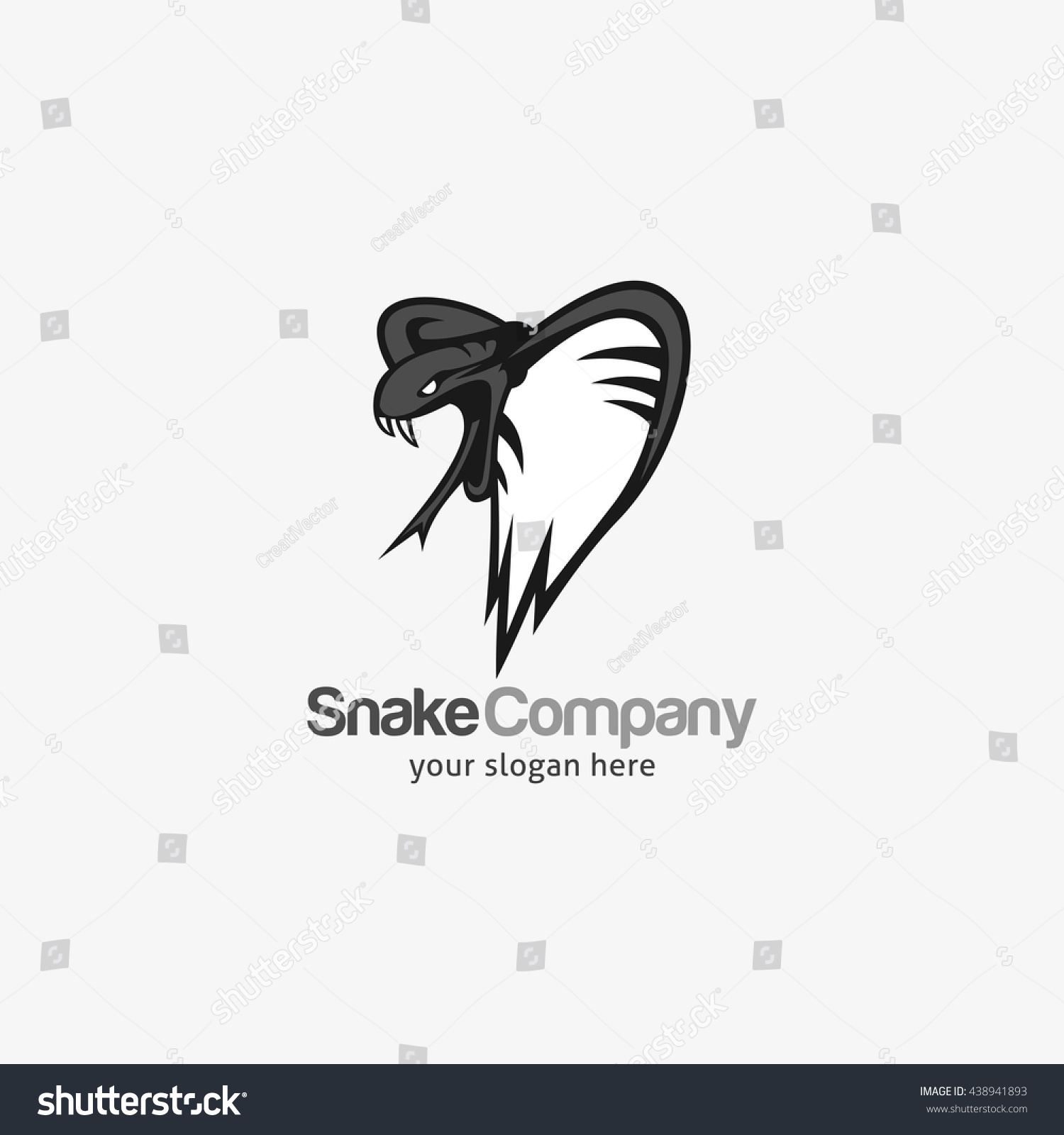 Vector Design Cobra Snake Logo Template Stock Vector (Royalty Free ...