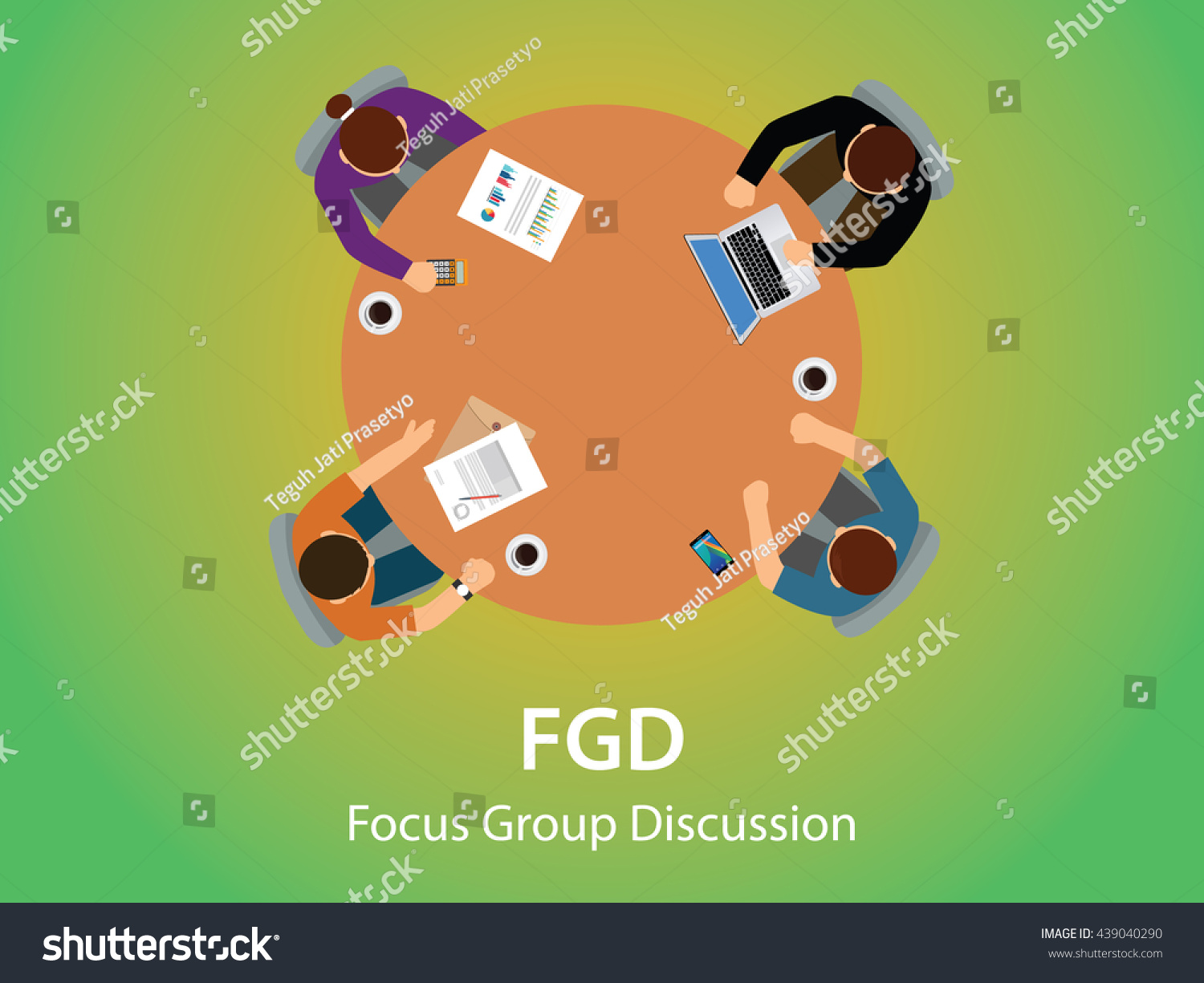 fgd-focus-group-discussion-team-work-stock-vector-royalty-free