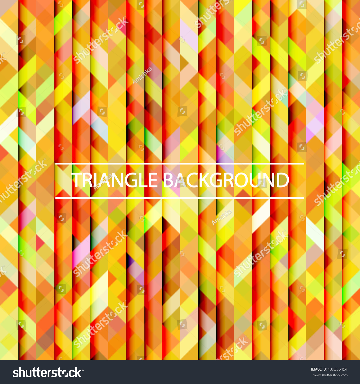 Triangle Pattern Background Vector Illustration Stock Vector (Royalty ...