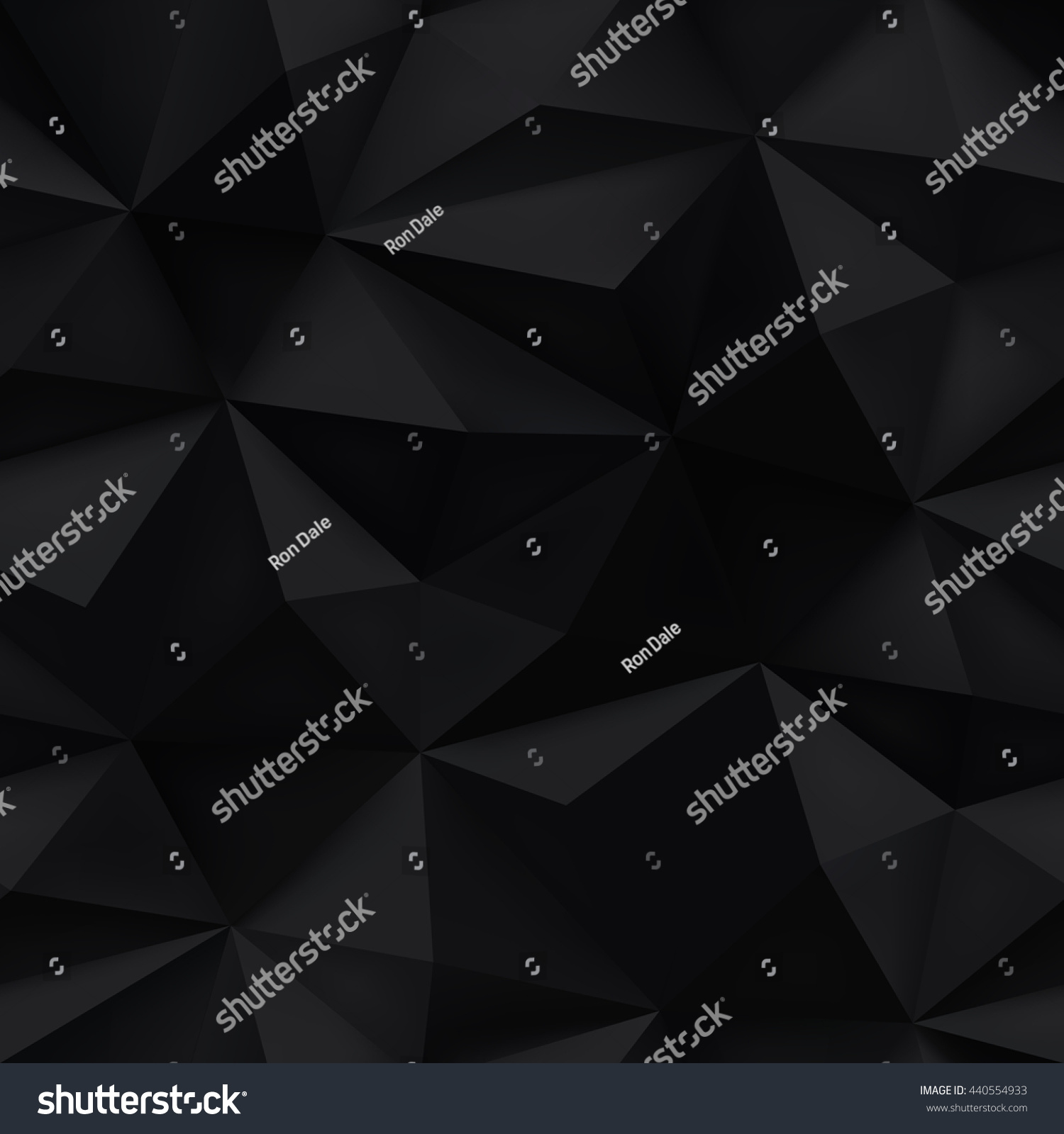 Black Background Abstract Triangle Black Texture Stock Vector (Royalty ...