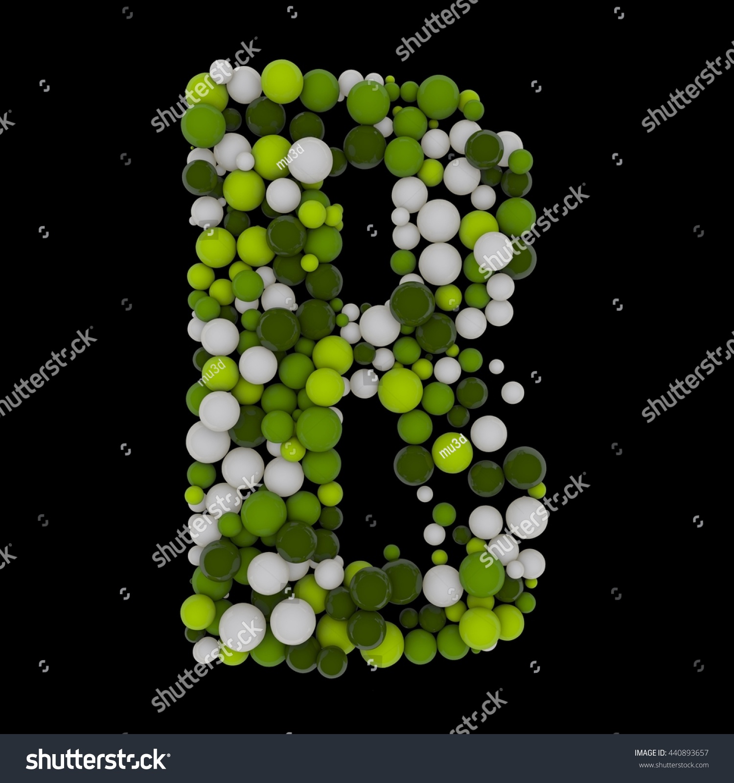 3d Rendered Letter B Image File 스톡 일러스트 440893657 | Shutterstock